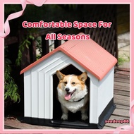 Dog house dog kennel outdoor waterproof villa dog house removable pet kennel large dog outdoor dog h