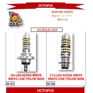 H4/H19 LED SUPER WHITE LOW/YELOW HIGH SUPER LIGHT MOTOR BULB LED