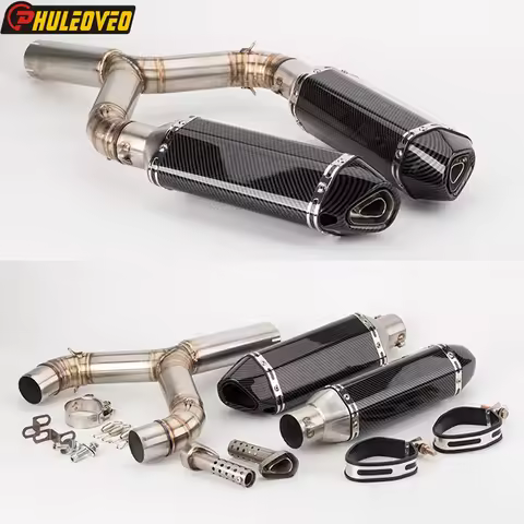 For Aprilia SHIVER 750 2008-16 Motorcycle Exhaust Muffler System Stainless Steel Motorbike Muffler E