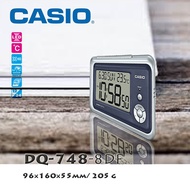 Casio DQ-748-8DF Silver Travel Alarm Clock with Thermometer