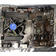MSI H270 A PRO motherboard. MSI H270-A PRO Mainboard disassembled Socket 1151 has 4 DDR4 Ram slots