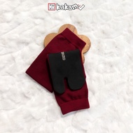 Kakamu Kaos Kaki Telapak Hitam & Polos Dewasa Angkel