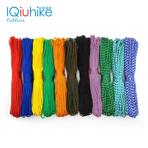 Paracord 2mm 100 FT 31 Meters one stand Cores Paracord Rope Cuerda Escalada Paracorde Bracelets Para