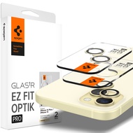 SPIGEN 2Pack Camera Lens Protector for iPhone 15 Plus / 15 / 14 Plus / 14  [EZ Fit Optik Pro] 9H Tem