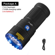 HaixnFire H35 Outdoor camping light 6PCS*LED light 8000 lumen floodlight USB charging flashlight Out