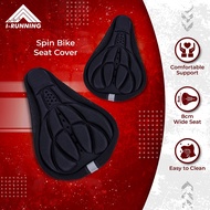 IRunning Spin Bike Seat Cover ★ Exercise Bike Seat Cover ★ Comfortable Support ★ Cycling Bike