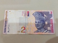 1996 rm2 ahmad don banknote Siri 8 8th series Wang kertas duit lama Dua ringgit bank negara Malaysia bnm antique