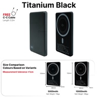 (MY) LionShield 3C/CCC Certified 5000mAh / 10000mAh 3 in 1 Magnetic Wireless Power Bank PD 20W Fast 