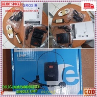 sennheiser Mic Wireless cas Single headset bando senheiser baterai charger mik wireles pro karaoke U