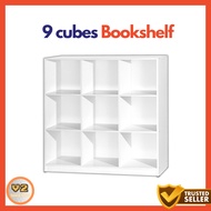 🏠[Dec 15] V2 Sales🏠 9 cubes Bookshelf, almari buku, H121.8x117.6x29.8cm
