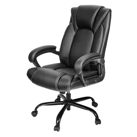 Office Chair Executive Office Chair Desk Chair Computer Chair with 5-Year hydrolysis-Resistant Leath