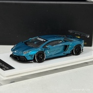 Onemodel 1/64 Lamborghini LB LP700 Wide Body Modification 40th Anniversary Edition Blue Resin Boutiq