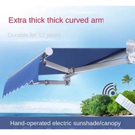 Sunshade retractable manual electric retractable Awning balcony outdoor canopy courtyard eaves house