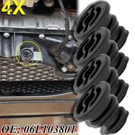 8PCS  06L103801 Engine Oil Drain Plug Screw CAP Sump Pan Nut Bolt Black for New Audi A4L/Q5 Volkswag