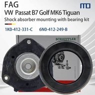 Volkswagen front shock absorber mounting with bearings Passat B7 Golf MK6 Tiguan Scirocco 1K0412331B