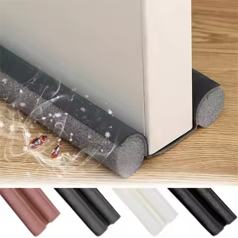 Door Draft Stopper 36inch Under Door Draft Noise Blocker Window Breeze Blocker Adjustable Door Sweep