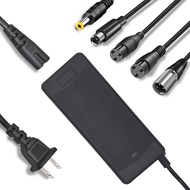 Electric Bike Charger 48V 54.6V 2A Charger (5 Plugs) Fast Universal for 48V Lithium Battery Compatib