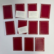 ($999@11本) 卡地亞 原廠 保證書 Cartier Jewellery Certificate Warranty Guarantee 18K Gold or Platinum