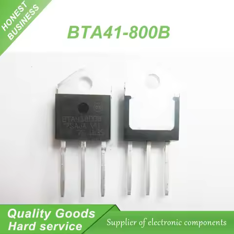 5pcs BTA41-800B BTA41800B BTA41-800 BTA41 Triacs 40 Amp 800 Volt TO-3P new original