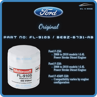 Genuine Ford Motorcraft Oil Filter (Original) FL910S FOR Audi Chevrolet Chrysler Dodge Jaguar Jeep L