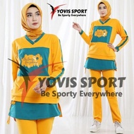 Baju Setelan Olahraga Wanita,Setelan Senam Wanita,Setelan Training Wanita,Setelan Aerobic Wanita Len