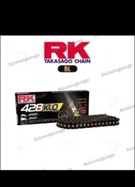โซ่RK 428KLO O-RING 132ข้อ เบอร์428 ของแท้ โซ่428 โซ่RKเบอร์428 โซ่RK โซ่สี
