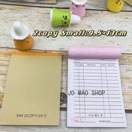 Delivery Receipt sold wholesale price carbonized paper small 2Copy 64K Receipt Resibo 2x25pages High