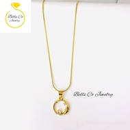 necklace stainless gold