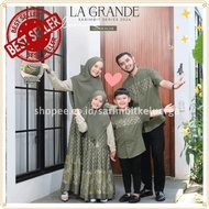 Gamis Sarimbit Keluarga 2024/Sarimbit La Grande Loden Olive By