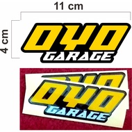 OYO Garage cutting sticker, OYO Garage viral sticker
