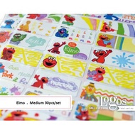 Elmo Sticker MEDIUM Name Label. Sesame Street character stickers BIG Bird Cookie Monster Bert, u nam