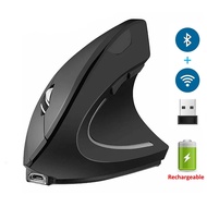 Bluetooth Vertical Ergonomic Gaming Mouse Wireless Rechargeable Gamer Mause Kit Optical 2.4G Mouse Computer Laptop Desktop