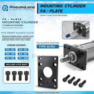 FA Mounting Cylinder Pneumatic Front FA32 FA40 FA50 FA63 FA80 FA100 Bracket Cylinder Air