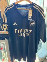 全新 阿仙奴 2023-24 龍門球衣 波衫 Arsenal 3XL