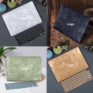 case for macbook Air Pro M3 M4 front +back case 13 14 15 16 inch M1 M2 Gradient fabric texture prote