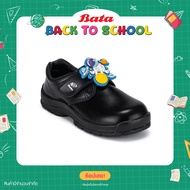 Bata บาจา รองเท้านักเรียนเด็กอนุบาล แบบสวม ลายอวกาศ สำหรับเด็กผู้ชาย รุ่น Galaxy สีดำ รหัส 1419025