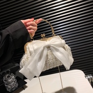 Tas Pesta Pita Rajut Korea Clutch Pita Selempang/ TAS Korea Selempang/ Tas Clutch Kondangan / Tas Pi