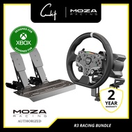 【 12.12 SALE 】MOZA Racing R3 Bundle PC Xbox Simulator System Steering Wheel