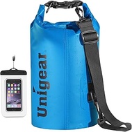 Unigear Dry Bag, 2L/5L/10L/20L/30L/40L/55L, Waterproof Bag, Duffel Bag with Mobile Phone Case and St