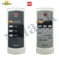 Nilank Genuine Remote Control KDK Suitable for KDK Panasonic Series Fan Wall Fan/Ceiling Fan