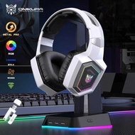 ONIKUMA GT806 Tri-Mode Headset with Detachable Microphone for PS4, PC, Mobile Devs, 2.4GHz Wireless 