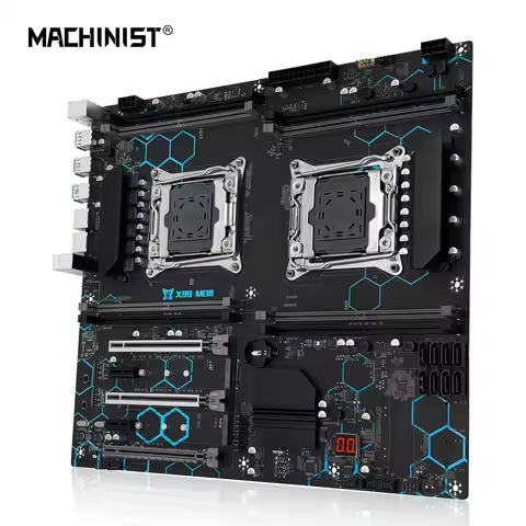 MACHINIST X99 MD8 Motherboard LGA 2011-3 Support Dual CPU Xeon 2690 2696 2683 V3 V4 Processor DDR4 M