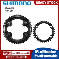 SHIMANO 105 R7100 ULTEGRA R8100 12Speed Chainring 50T/34T/52T/36T 12S สำหรับ R8100 R7100จักรยานท้องถ