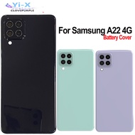For Samsung Galaxy A22 4G Back Battery Cover Door Rear Glass Housing 6.4"For Samsung A22 Battery Cover With Lens
