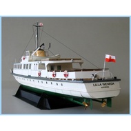 Paper model 1:100 Poland coast ferry night cruise cruise ship yacht super exquisite