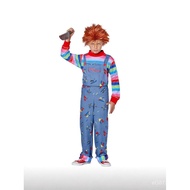 Halloween Ghost Costume Performance cosplay Chucky Ghost Child Costume Horror Role-Playing Costume G