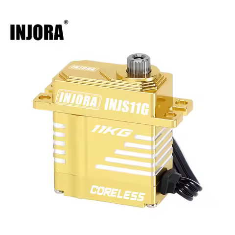 INJORA INJS11GD 11KG Waterproof High Voltage Coreless Servo for 1/24 1/18 RC Crawler