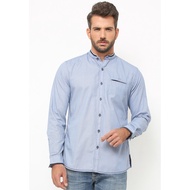 LGS - Slim Fit - Baju Koko - Lengan Panjang - Logo LGS - Slim Fit - Biru - JSH.381.S940KF.270.C L/S