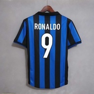 1998 99 Milan Football Jersey Inter Home Men Retro 98 99 Soccer Shirt RONALDO