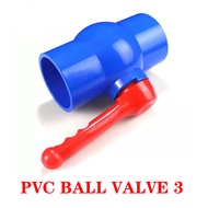 (PER PIECE) PVC Blue Ball Valve Plain 1/2" 3/4‘’ 1‘’